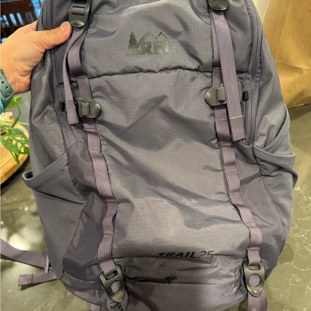 REI Trail 25 Backpack -  Gray-Purple
